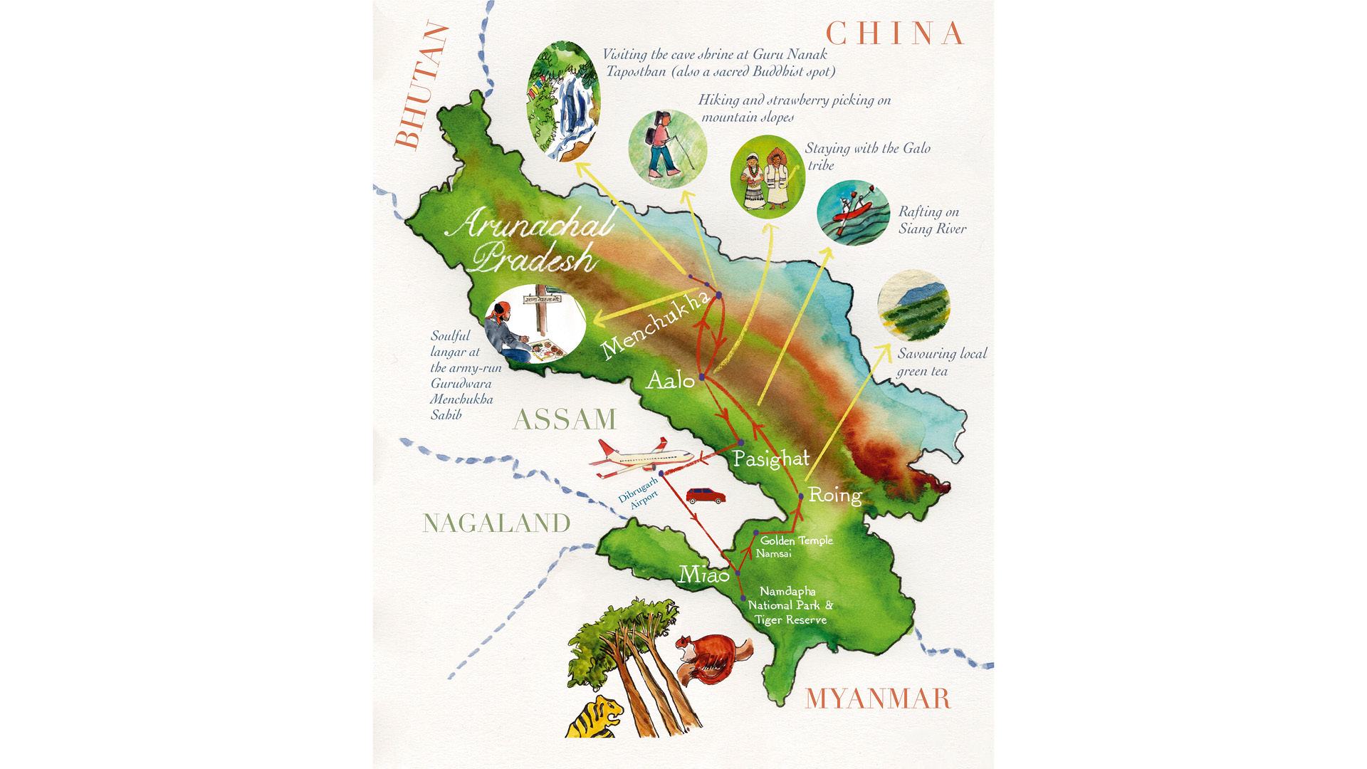Location map for Tawang district of Arunachal Pradesh, India (not to... |  Download Scientific Diagram